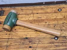 Garland USA 31004 Split Head Hammer 2" Rawhide Face Size 4 NOS NEW