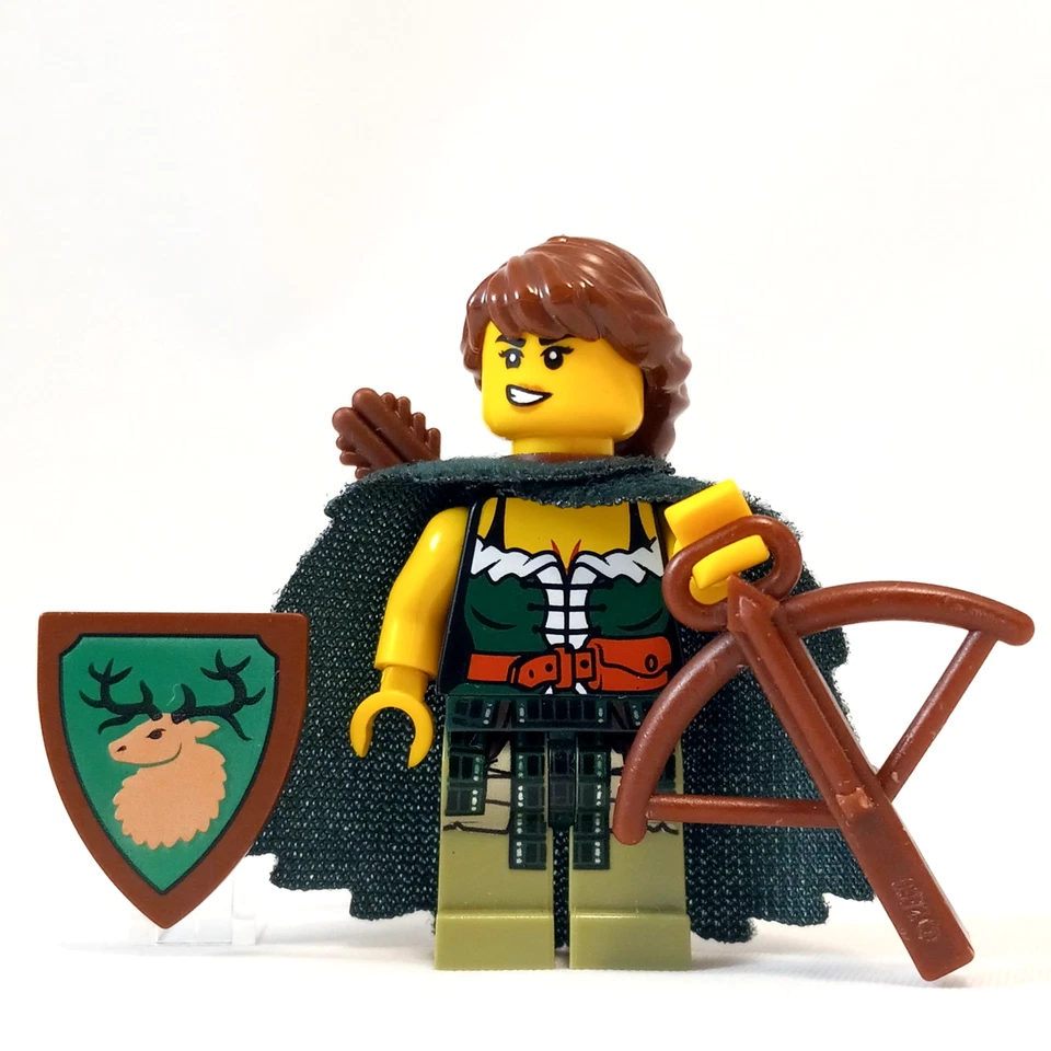 LEGO Castillo Elfo Hombres del Bosque Oscuro Minifigura Caballero Pícaro BAM Guerrero Bosque Foto 2 de 4