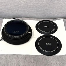 H Y REVORING Variable ND Filter ND3-ND1000 67-82mm with Magnetic Caps Set