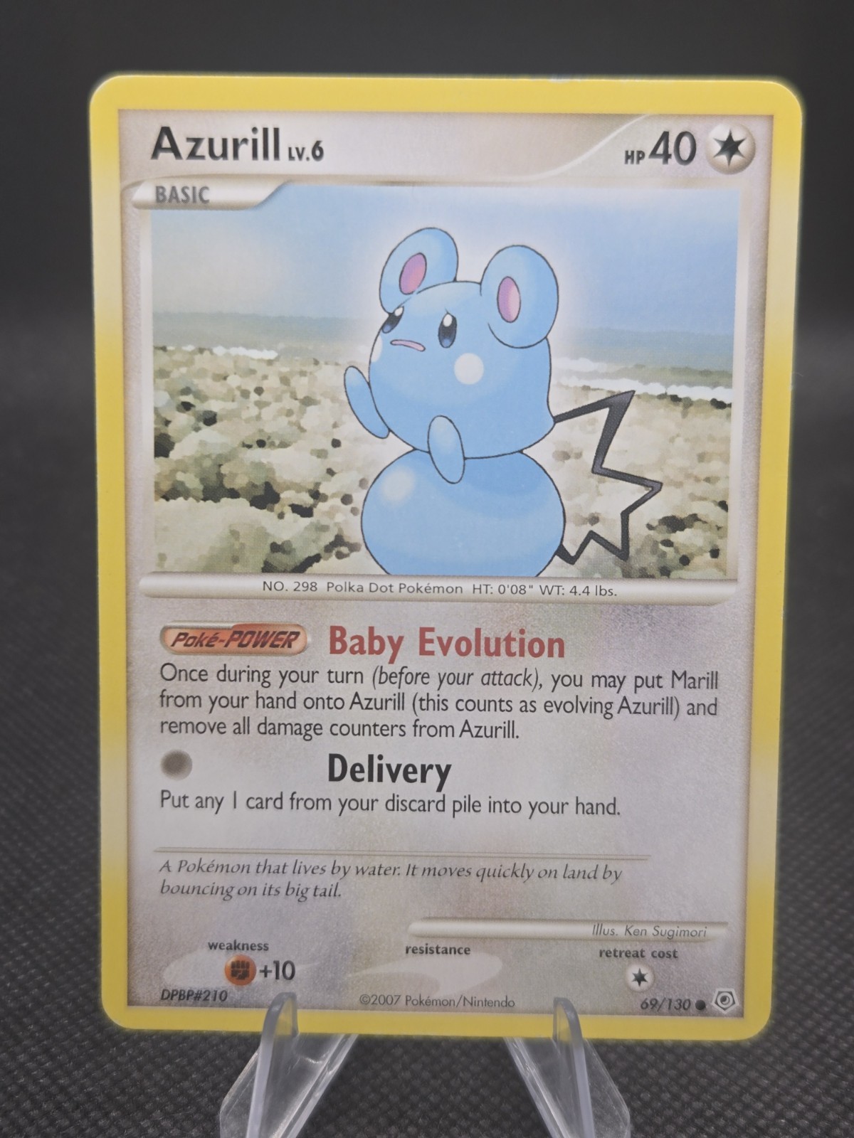 Azurill (Non-holo) 69/130 Pokemon Diamond & Pearl Base - MP