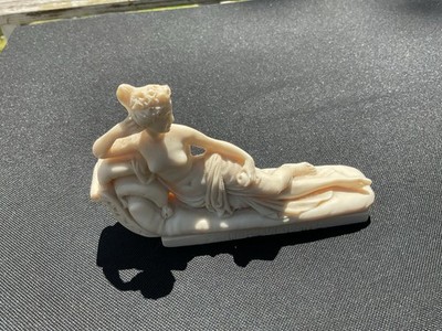 Vintage Paolina Borghese Sculpture Italy 5 1/2  X 3 1/4 