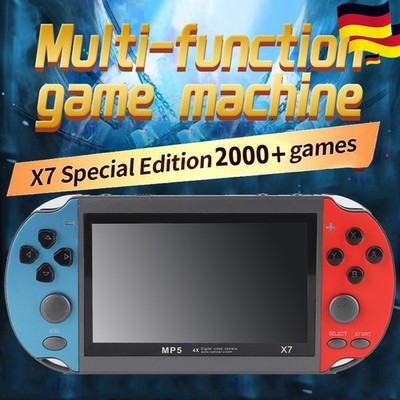 8GB Handheld Spielkonsole 2000+ Spiele 4,3'' Video Game Consoles Spielkonsole DE