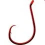 Gamakatsu 221315 5/0 6Ct Red Octopus In Line Point Circle Hooks