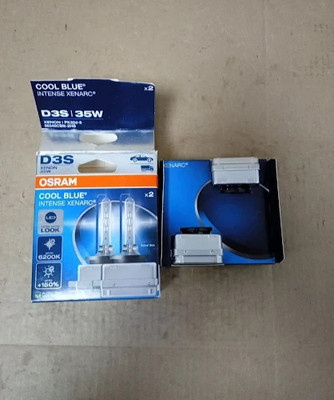 OSRAM XENARC Cool Blue Intense D3S 6200K plus 150 percent Xenon 2 Pieces New