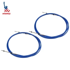 2PCS 20FT 33C Universal Shift Control Cable For Boat Throttle Control Lever
