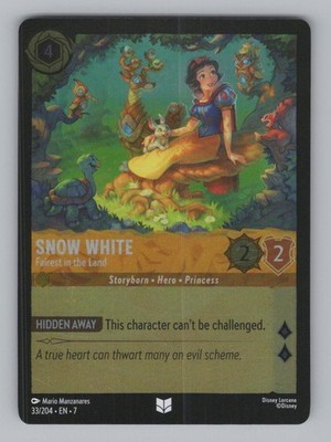 Snow White - Fairest in the Land 23 Promo Disney Lorcana Promo Cards Lorcana  NM | eBay