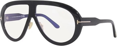 #ad Tom Ford TROY FT 0836 Black Gold Frame Transparent 61 10 140 Unisex Sunglasses $170.00
