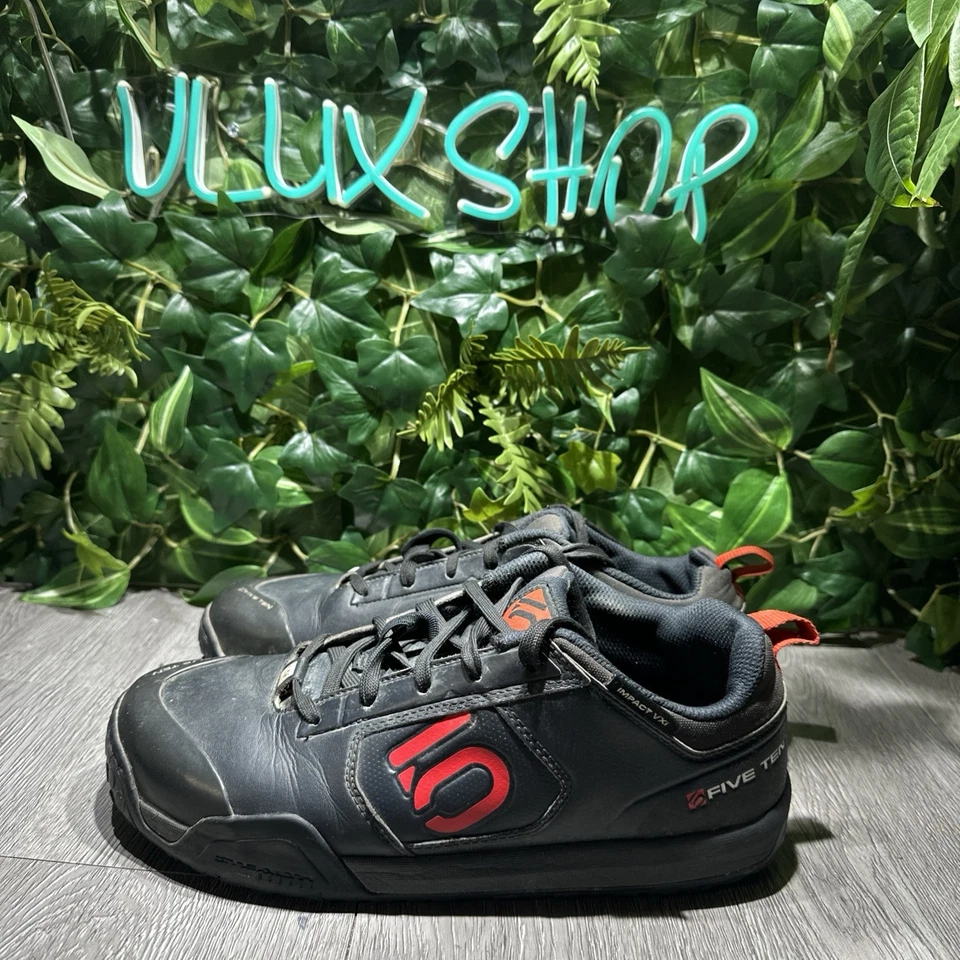 FiveTen Impact VXI MI6 Shoes MENS 10.5 Black Blue Low Top Stealth Rubber - Image 4 of 4