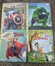 Lot Of 4- a Little Golden Book Series- See Description For Titles