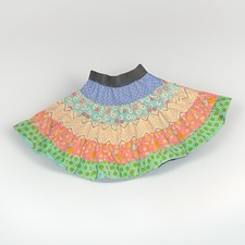 Matilda Jane Girls' Tiered Fruit Twirl Skirt Size 4 GUC