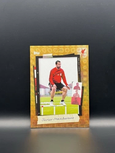 2025 Topps Focus Liverpool Javier Mascherano Gold FoilFractor 1/1