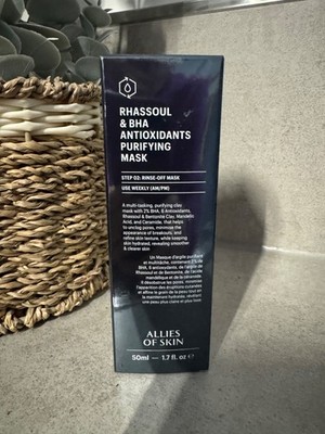 allies of skin rhassoul & bha antioxidants purifying mask