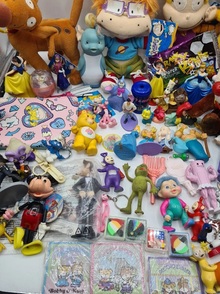 Vintage 90s 00s RETRO Toy Figure Job Lot Toy Bundle Disney Care Bears Rugrats A9 - Image 3 of 4