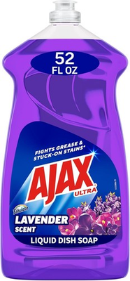 #ad AJAX LAVENDER ULTRA LIQUID DISH SOAP Fabuloso Scented Dishwashing Fluid 52 Oz $5.99