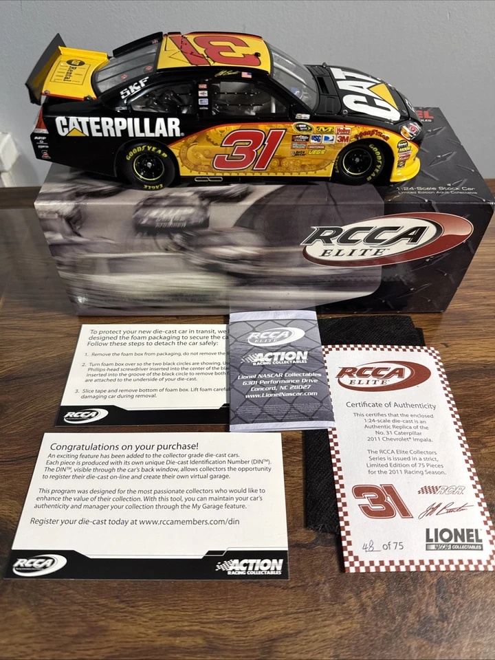 Jeff Burton #31 Caterpillar 2011 Impala Elite NASCAR fundido a presión 1 de 75 nuevo Foto 2 de 4