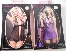 Lot of 2 ) Seven Till Midnight Babydoll Lingerie Sets Women One Size_FREE SHIP