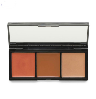 LAURA GELLER Eye Lip Cheek Palette Cream to Powder Trio, Natural Born Beauty