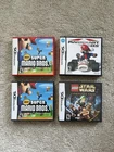 Nintendo DS Lot Of 4 Games (2 MISSING CARTRIDGE) • Games Tested Working Well