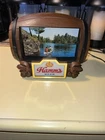 Working VTG Hamm's Beer Barrel Rotating Flip Motion Sign 8 Scenes Bar Mancave