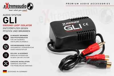 Audio System GLI Entstörfilter Ground Loop Isolator beseitig Pfeifen und Brummen - Bild 1 von 4