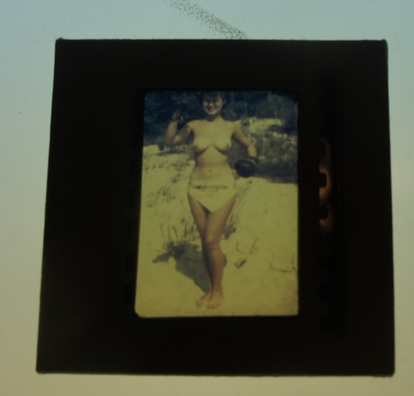 Lot of 4 Vintage 1950s 35mm Color Slides Model Nude Risque Naked Women ...