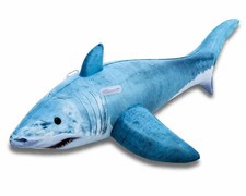 Giant Shark Inflatable Ride On 1.83m Pool Float Beach Toy Adult Kids PVC