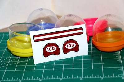 1969 Alabama Crimson Tide 100 Year Vending Decals for Football Gumball Helmets