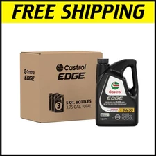 EDGE 5W-30 Advanced Synthetic Motor Oil, 15 Quarts, 3 Pack for Peak Performance
