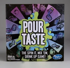 Pour Taste Drinking Game Spin It Mix it Drink Up. New*
