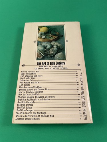 The Art of Fish Cookery by Milo Miloradovich Vintage 1978 Bantam Paperback PB - Picture 2 of 8