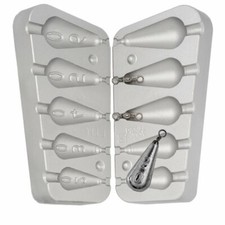 Aluminium Mould for Arsley Pear Bomb  lead sinker mould pier  sea  carp fishing