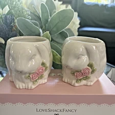 pottery barn Mug Love Shack tea party holiday gift Disney kid bunny Easter SET n