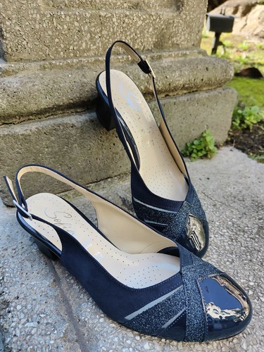 Scarpa linea comoda donna elegante chanel e sandali tacco comodo made in  italy | eBay