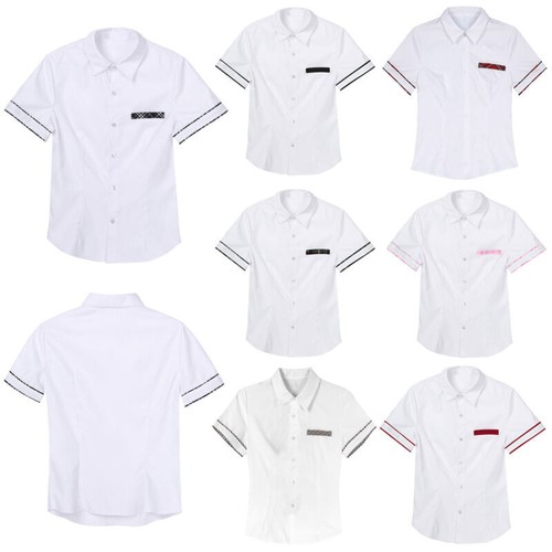 Women's Secretary Cosplay Cosplay Teacher Uniform Outfit Button Shirt Costume - Picture 4 of 75