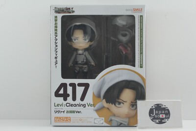 Nendoroid 417 Attack on Titan Levi Cleaning Ver. Figure GOOD SMILE