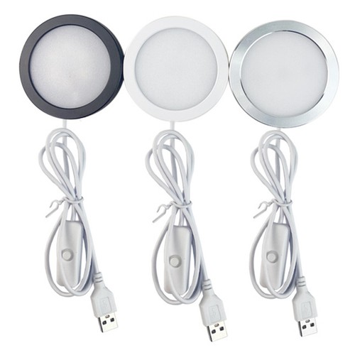 USB LED Schrankleuchtenschalter 3W Lichter Oberfläche montiert Kühl warm neutral - Bild 2 von 12