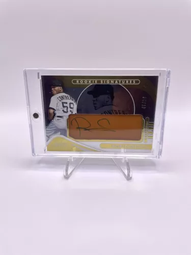 Roansy Conteras 2022 Panini Absolute Rookie Leather Signatures #/99