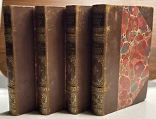 Lot Of 4 Poetical Works of John Greenleaf Whittier's Poems - 4 volumes 1895 SA17