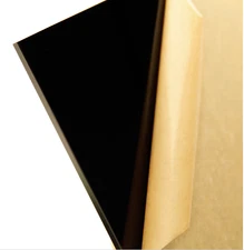 Solid Black Acrylic Plexiglass Sheet Various Sizes and Thickness AZM Displays