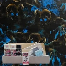 Hydro Dipping Kit-Blue Eyed Boogeyman Film, Activator, Paints
