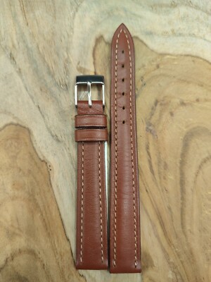 XL Armband Echtleder 14 mm Made in Spain Braun 