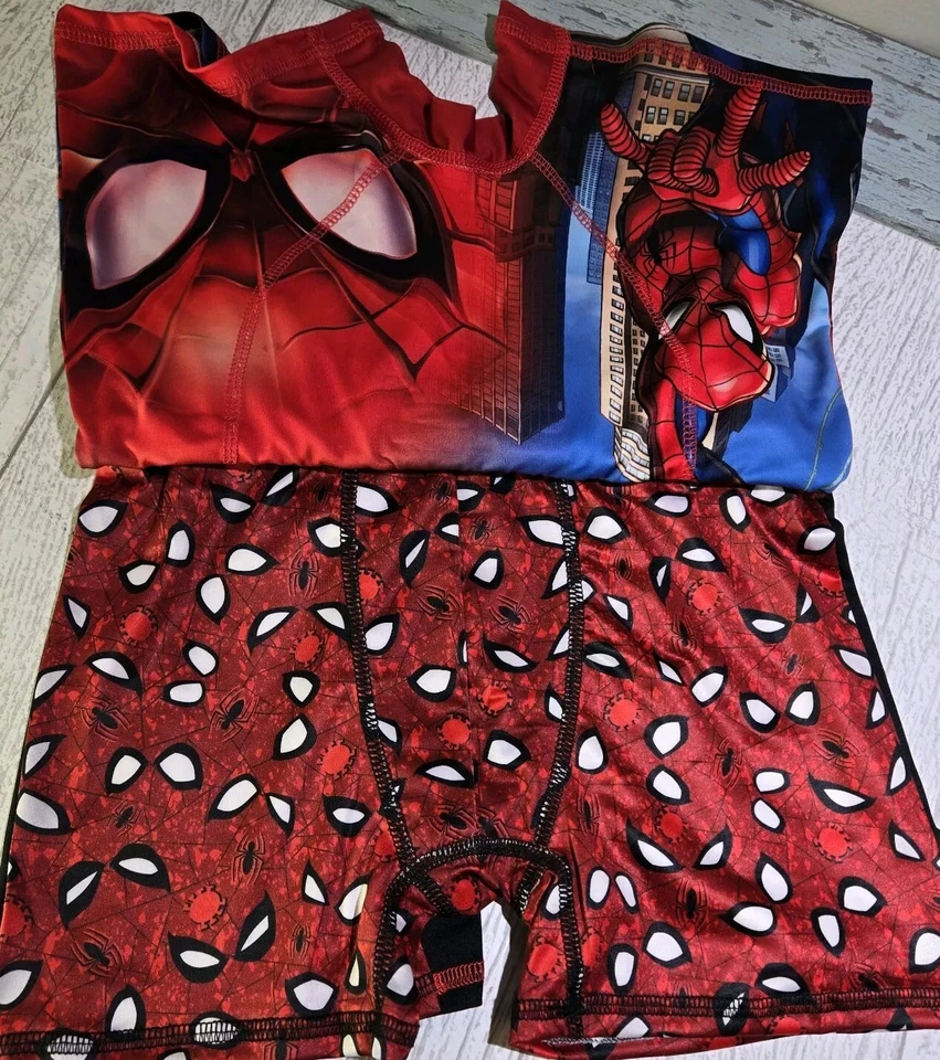 Spiderman Boxer Briefs SIZE 10 Boys Athletic 3pk Mesh Fabric Underwear MARVEL  - Image 3 of 4