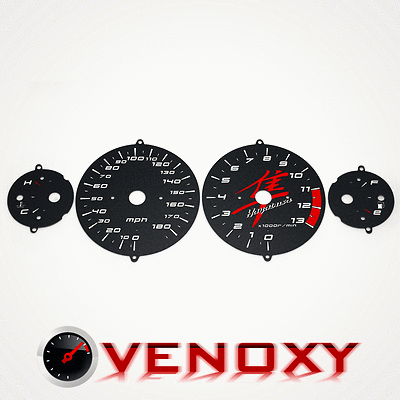 Suzuki GSX 1300 R Hayabusa 2001-2007 MPH Aftermarket Black
