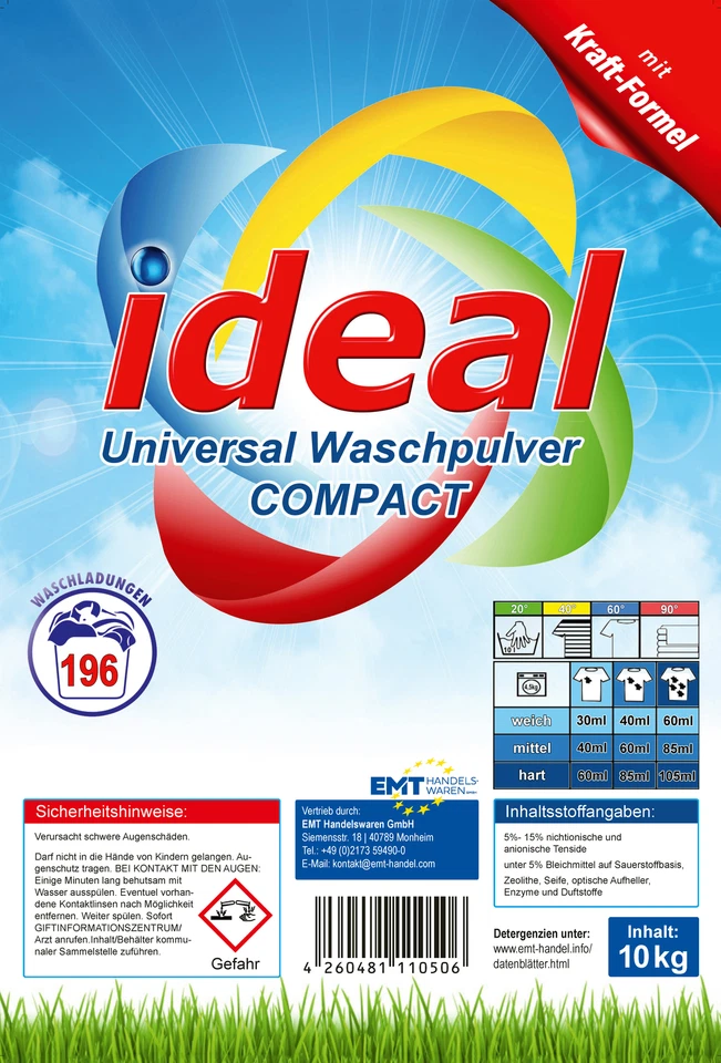 ideal Waschpulver Universal 30 kg - Bild 2 von 2