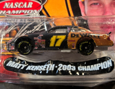 2003 Hot Wheels Racing #17 MATT KENSETH Dewalt Champion Color