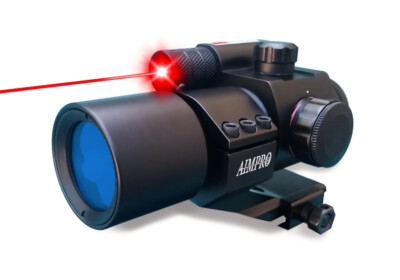 Red Green Dot Sight with Laser Combo - Riflescope and Laser - Aimpro SRP
