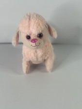 PINK POODLE PUPPY DOG WALKS BARKS DOGGY w bow