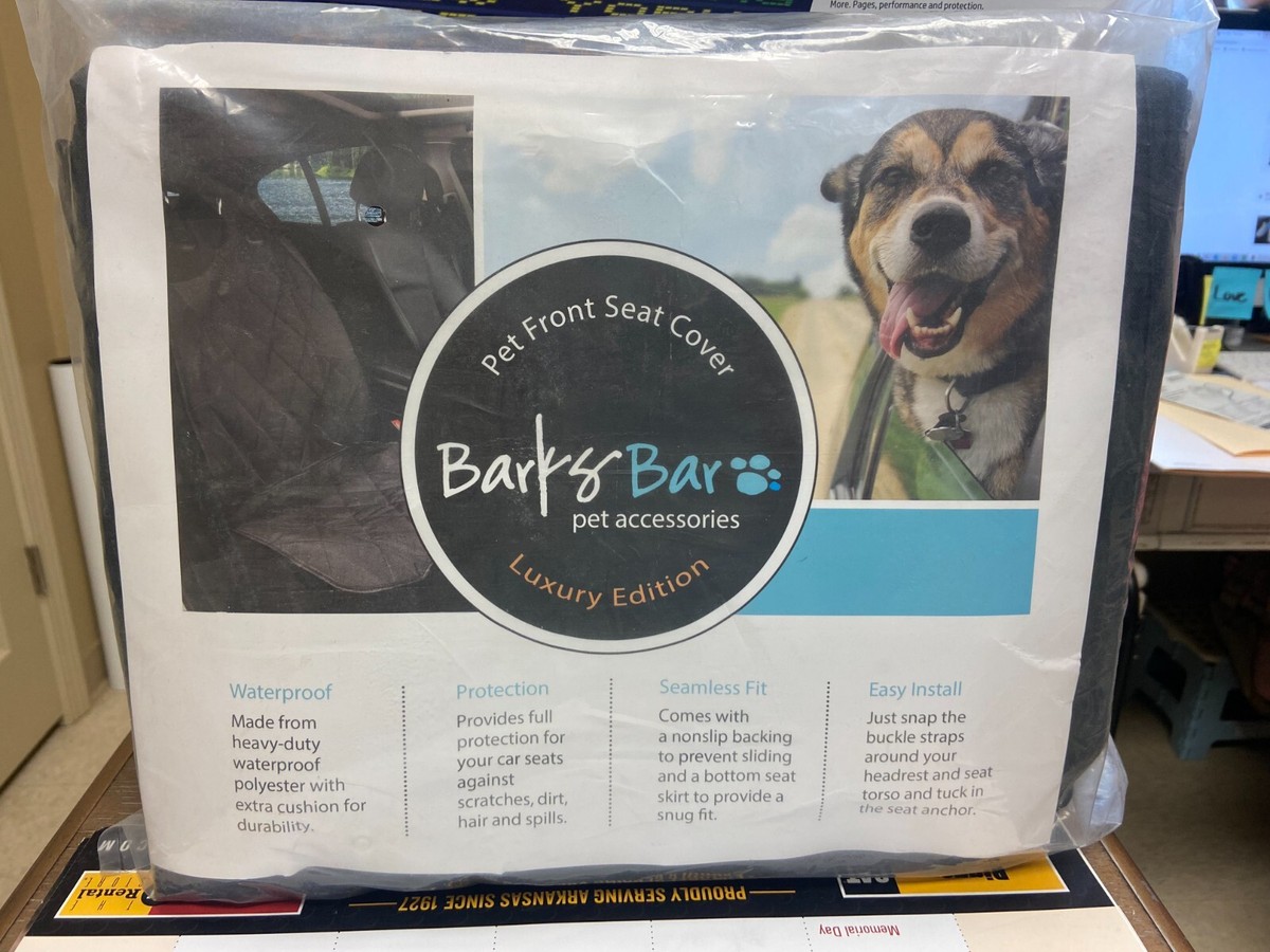 Dog Back BarksBar Orgnal Pet For Cars Black, WaterProof