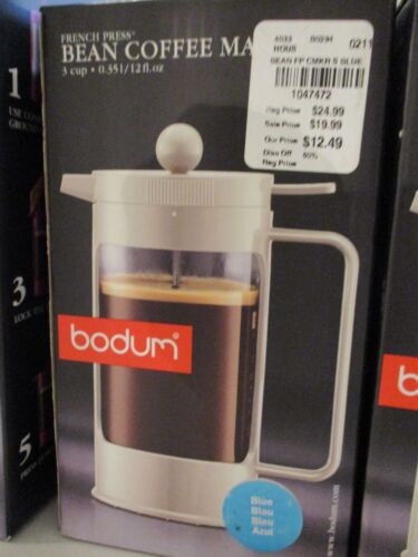 Bodum Azul Espresso Single French Press 3 Cup - Picture 1 of 1