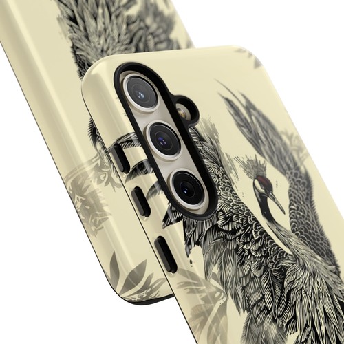 Red Crowned Crane Bird Phone Case for iPhone, Samsung Galaxy, Pixel - 第 106/175 張圖片